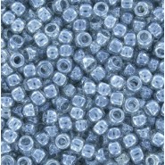 Toho seed beads 8/0 round Transparent-Lustered Black Diamond - TR-08-112